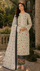Gulposh Luxury Printed Lawn 3-Piece