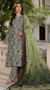 Luxury 3 Piece Lawn Airjet 90/70 Suit