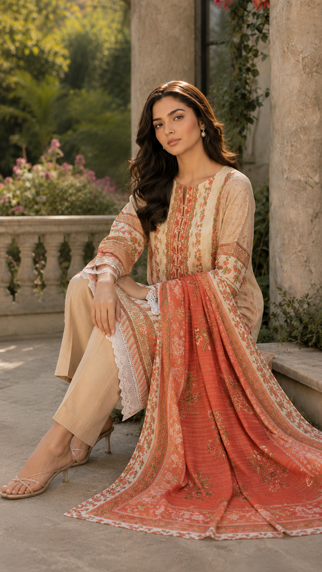 Gulposh Printed Lawn 3-Piece – New Arrival