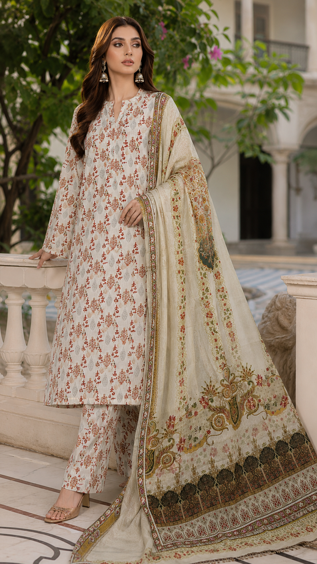 Graceful 3 Piece Lawn Airjet 90/70 Suit