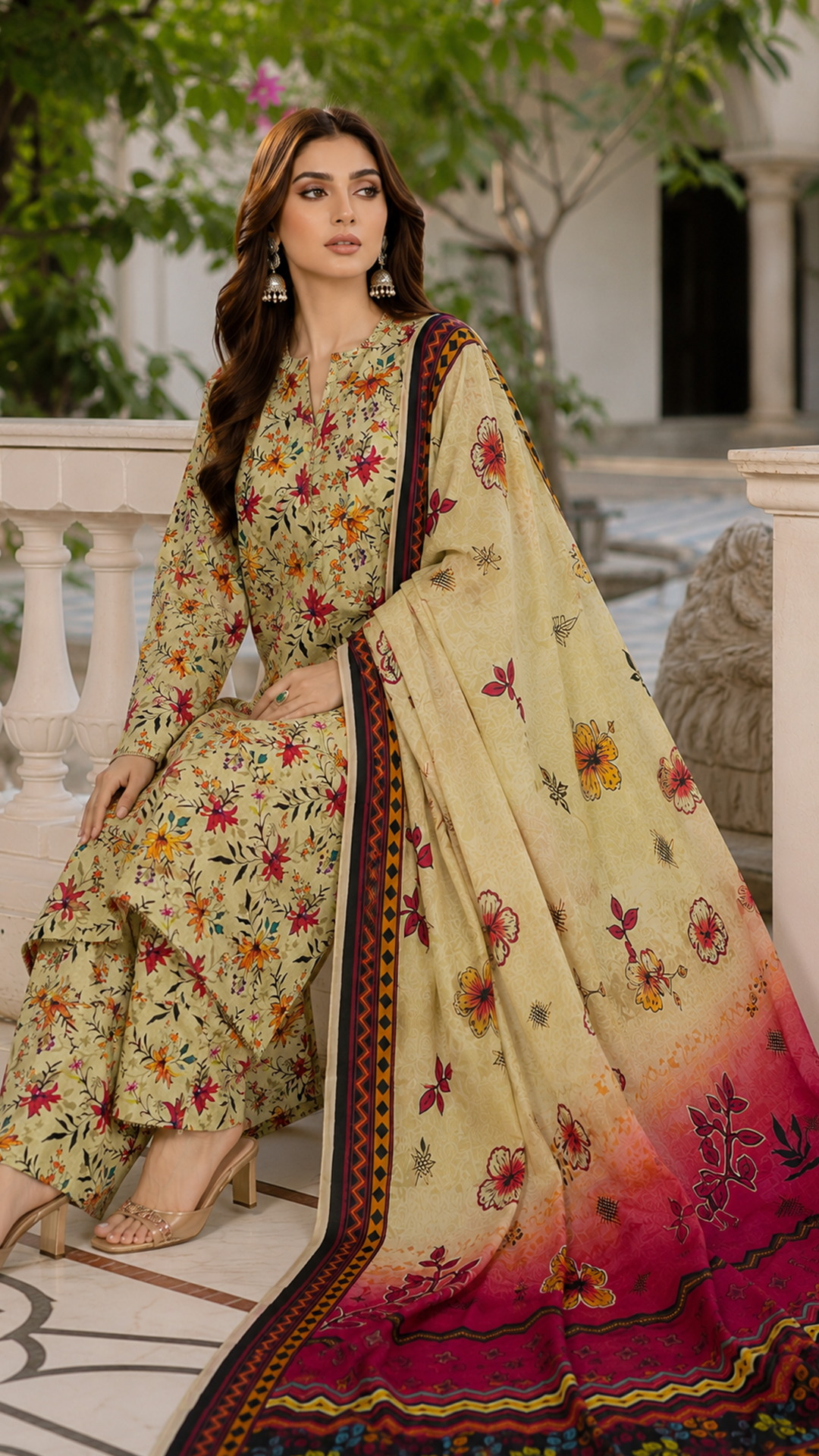 Premium 3 Piece Lawn Airjet 90/70 Suit