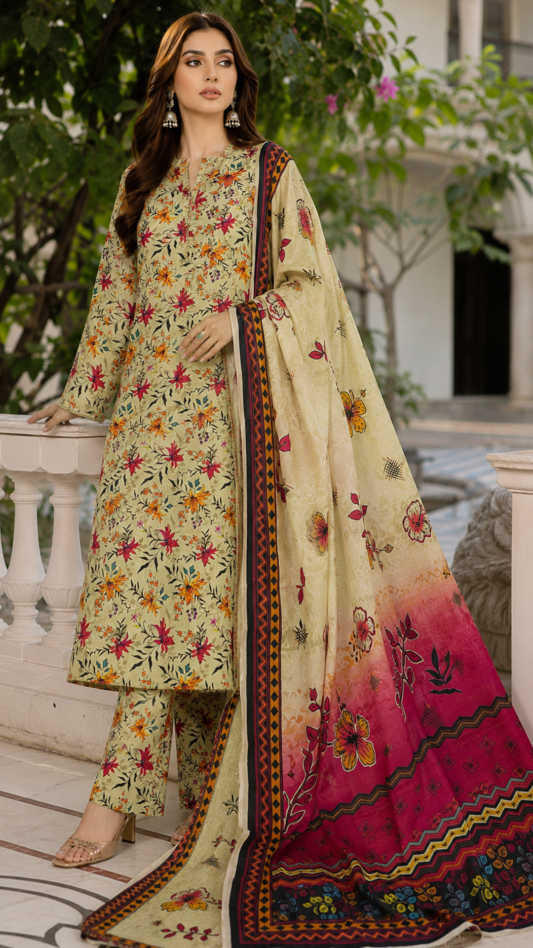 Premium 3 Piece Lawn Airjet 90/70 Suit
