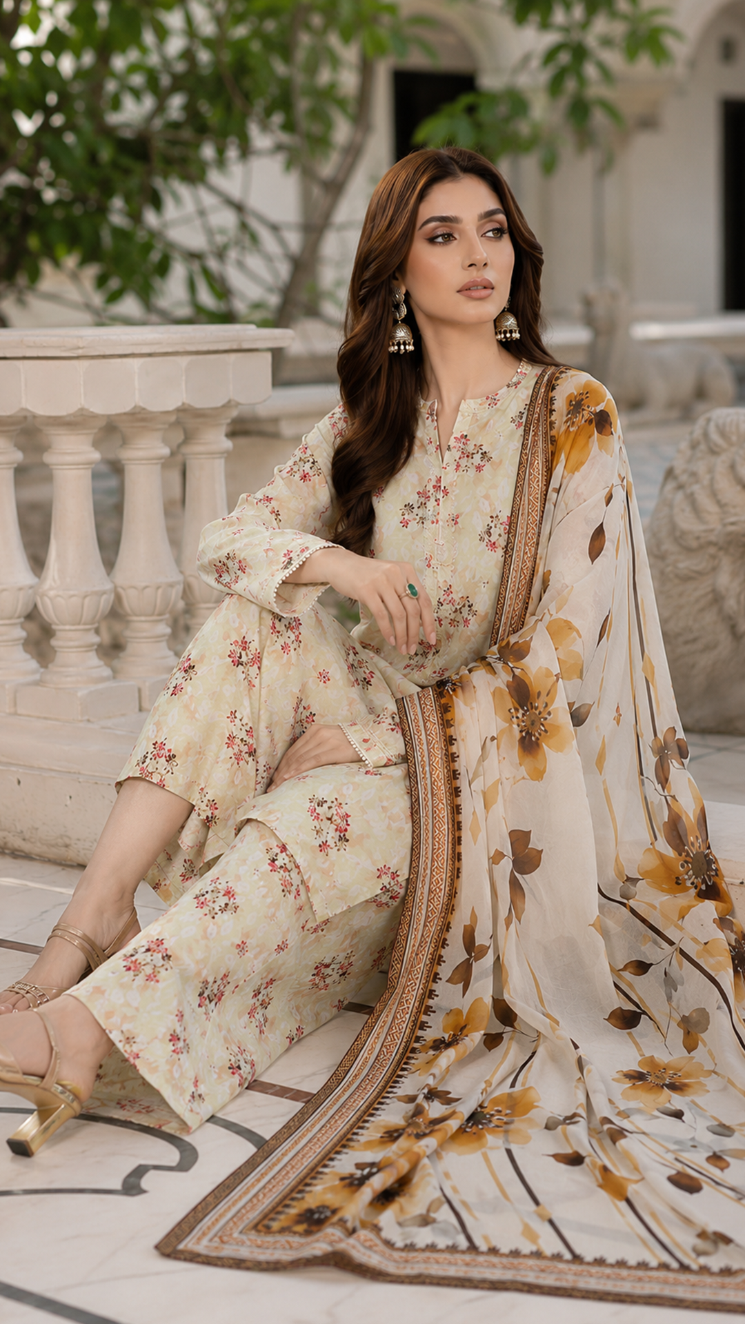 Luxury 3 Piece Lawn Airjet 90/70 Suit