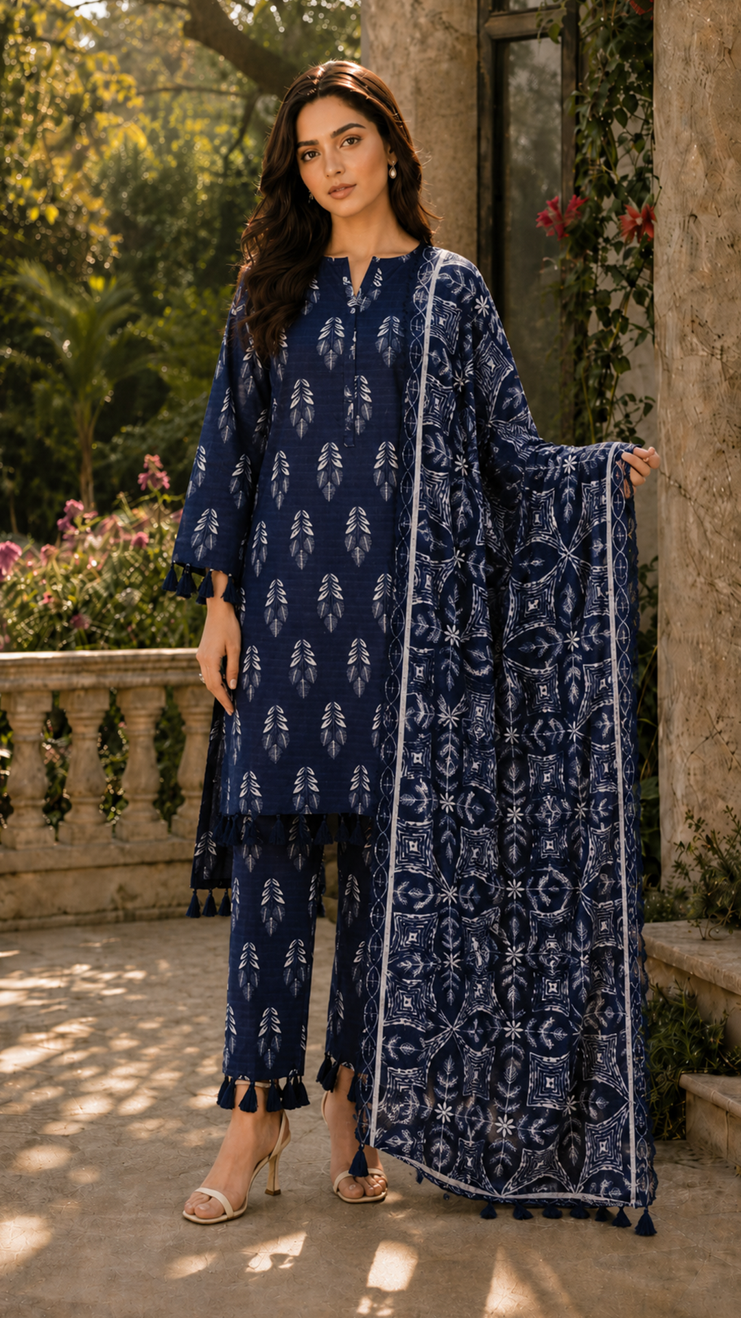 Gulposh Women's Premium Lawn 3-Piece Dress