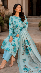 Luxury 3 Piece Lawn Airjet 90/70 Suit