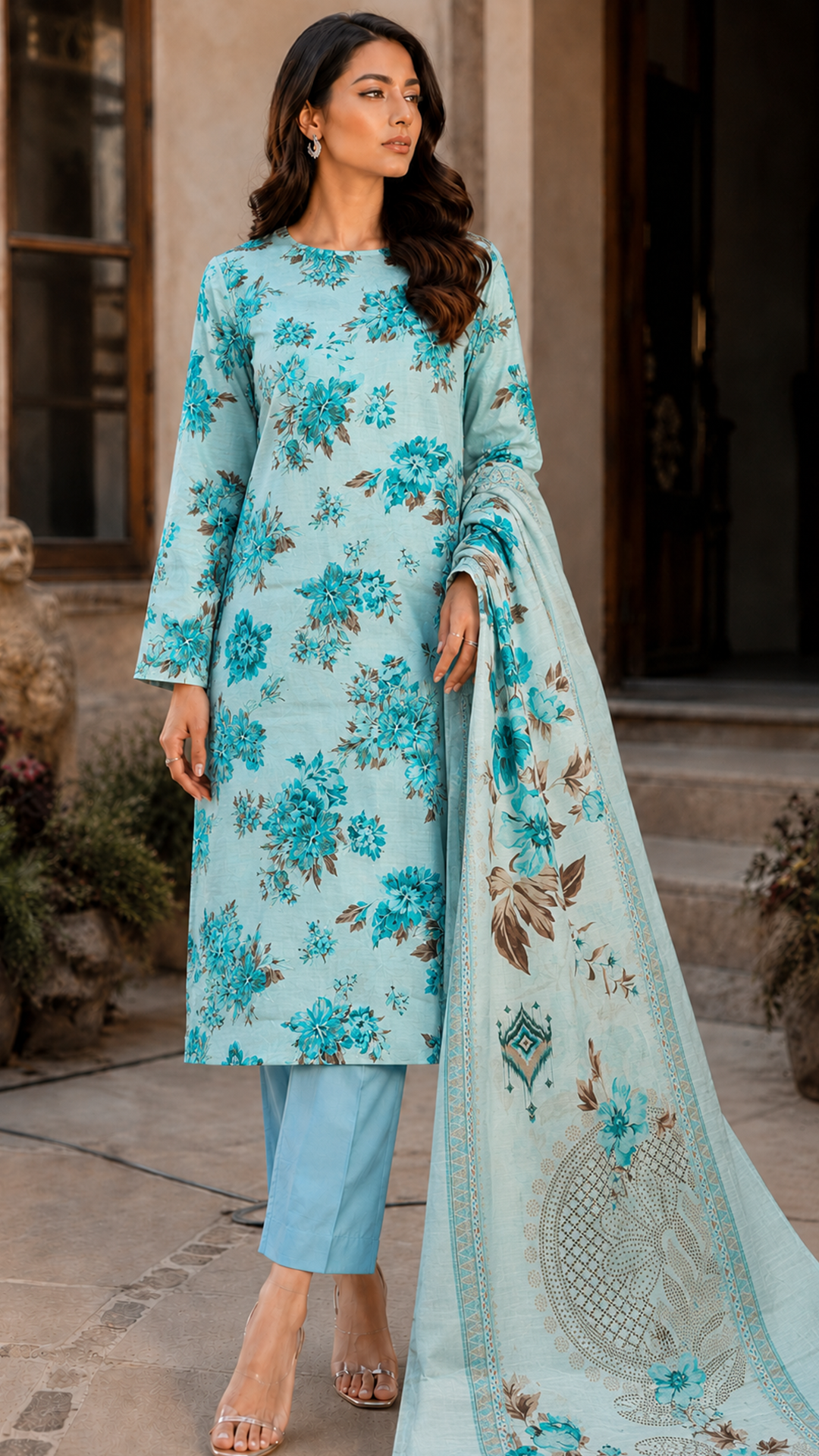 Luxury 3 Piece Lawn Airjet 90/70 Suit