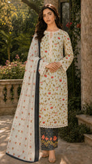 Gulposh Luxury Printed Lawn 3-Piece