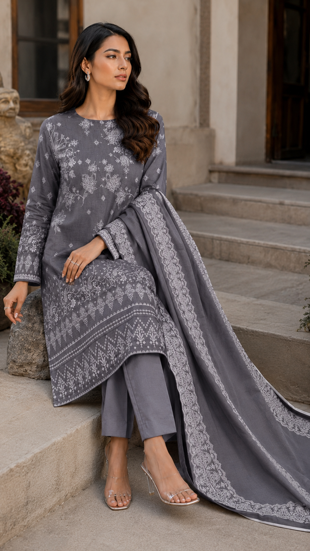 Graceful 3 Piece Lawn Airjet 90/70 Suit