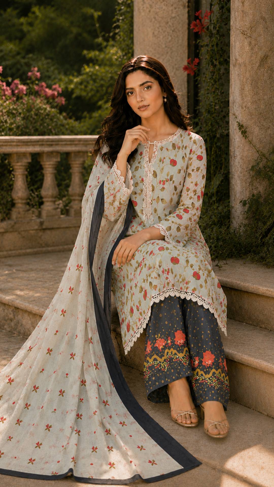 Gulposh Luxury Printed Lawn 3-Piece