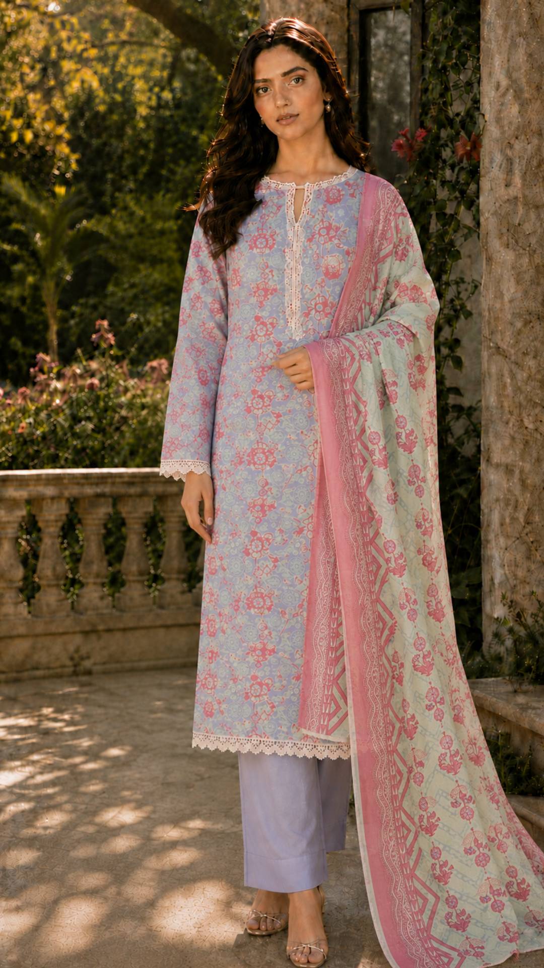 Gulposh Signature Elegant Lawn 3-Piece