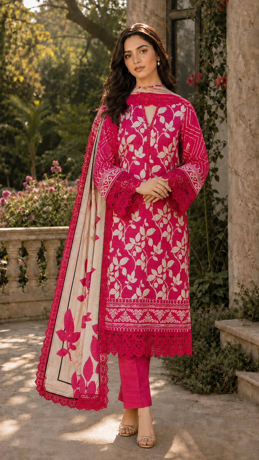 Gulposh Premium Lawn 3-Piece Suit – Elegant Summer Collection