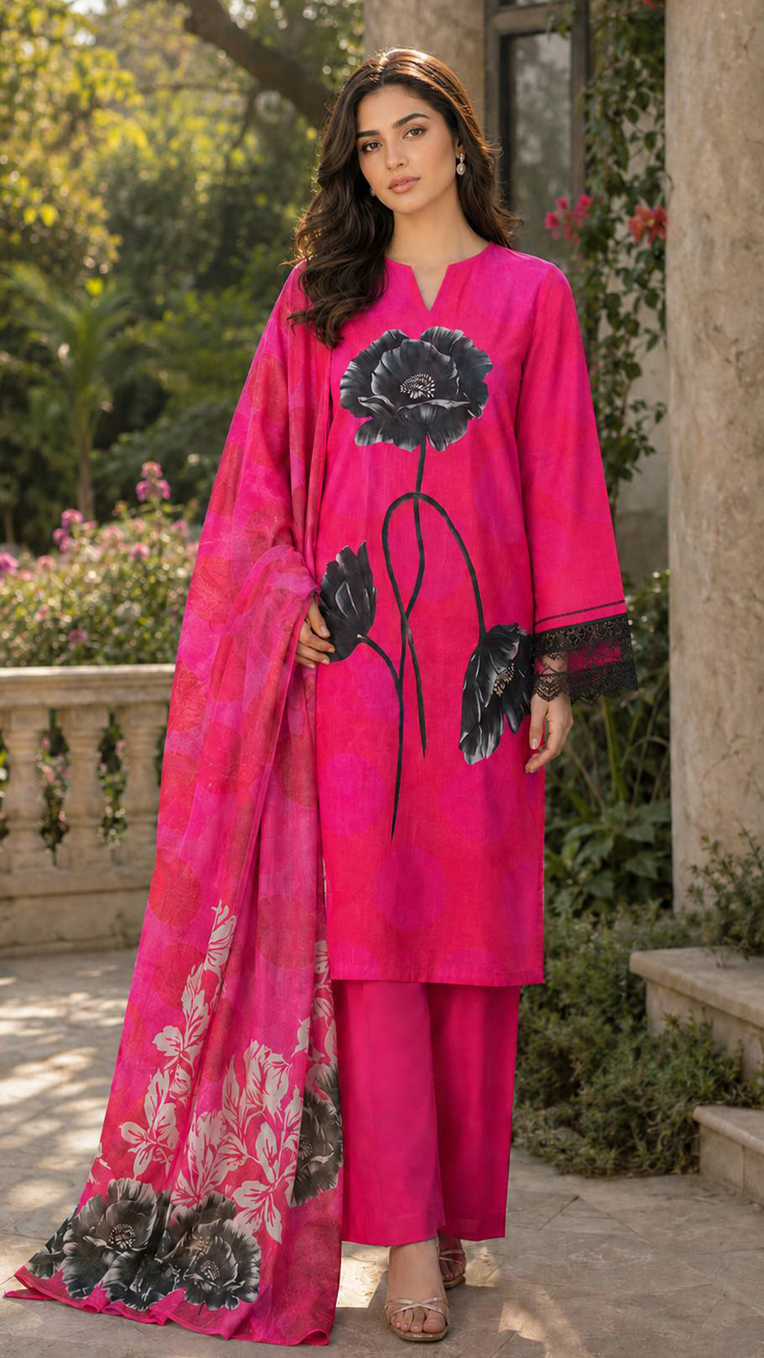 Gulposh Designer Lawn 3-Piece Suit