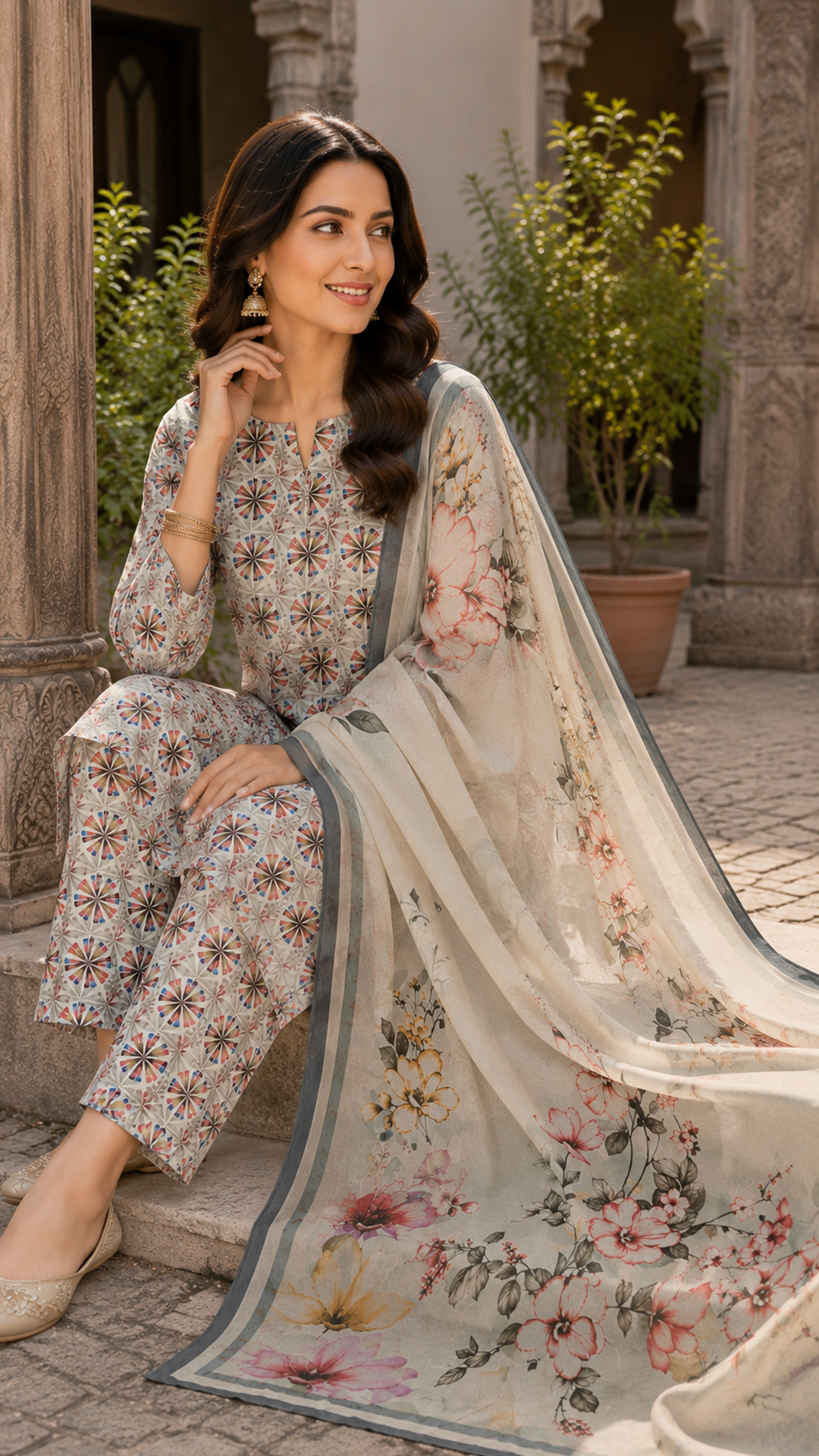 Premium 3 Piece Lawn Airjet 90/70 Suit