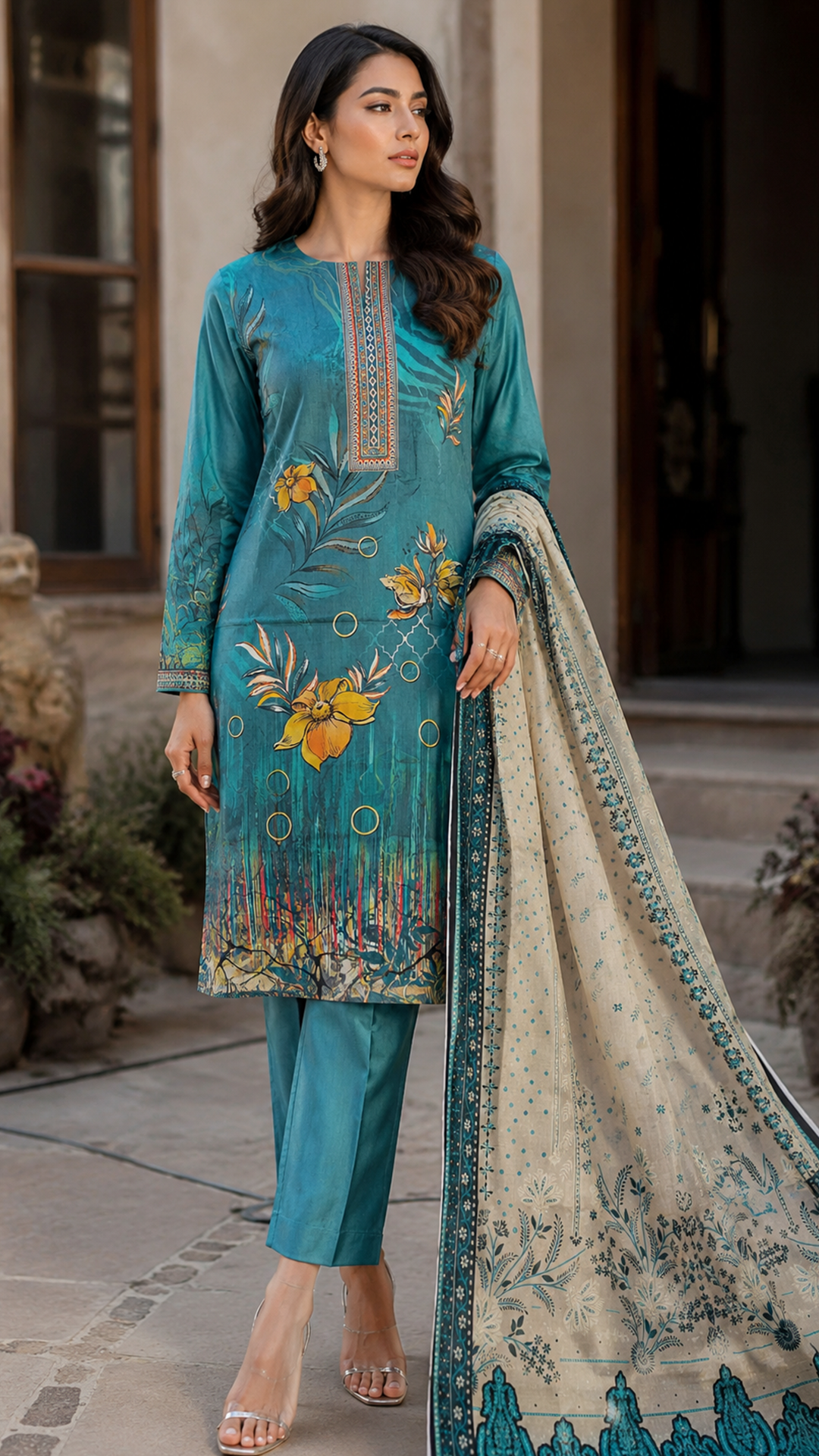 Premium 3 Piece Lawn Airjet 90/70 Suit