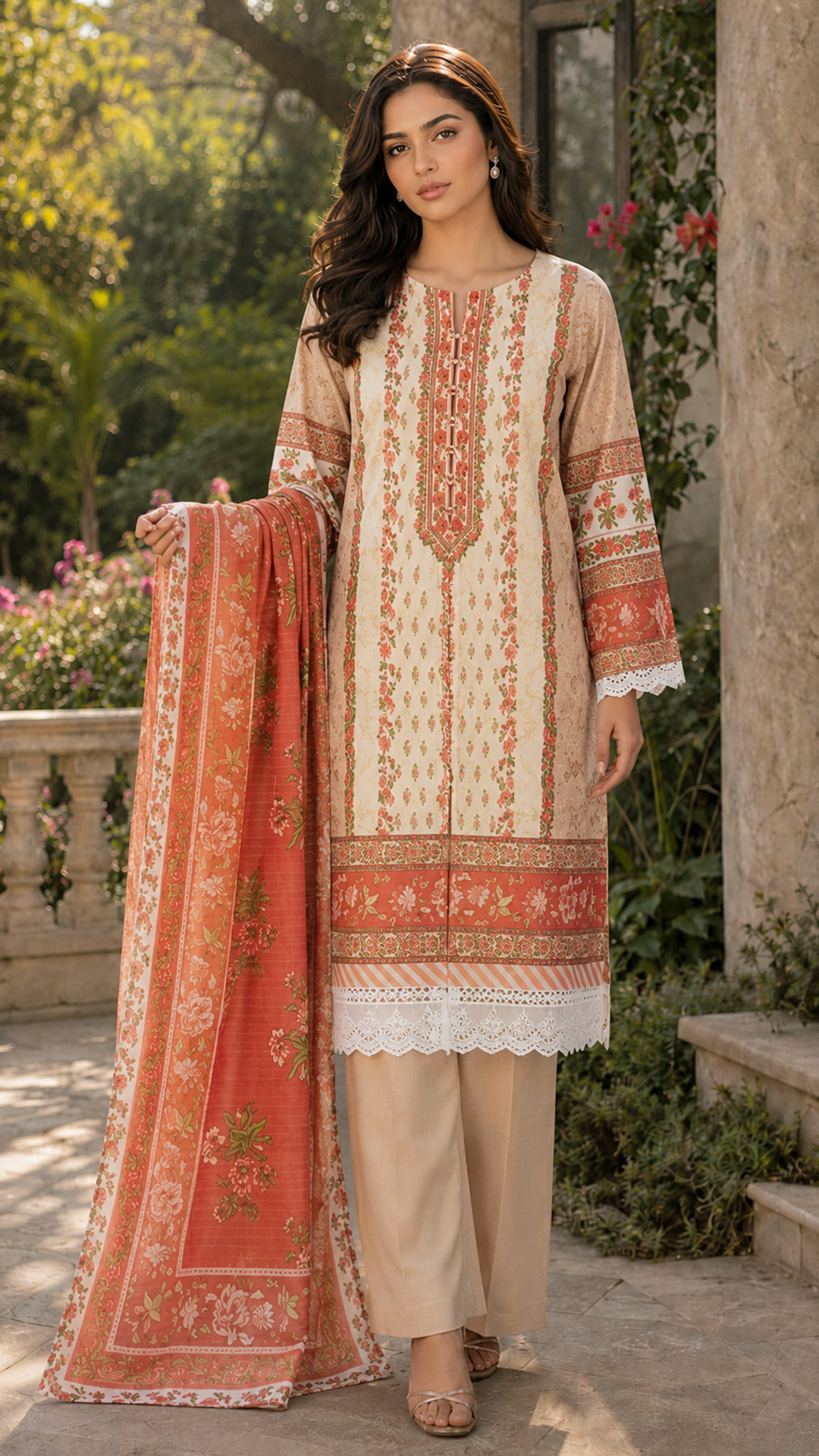 Gulposh Printed Lawn 3-Piece – New Arrival